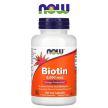나우푸드 비오틴 5000mcg 베지 캡슐 120정, 1개