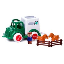 조랑말 농장놀이 소프트 아기 점보트럭 전진기능 자동차 생일선물 창의력