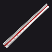 삼각스케일자 15CM - 고배율 제도용구 제도용방안자, 30cm - 저배율