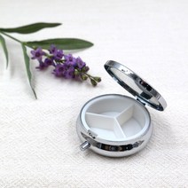 (당일출고) 심플원형 약함-실버 / 프랑스자수 DIY/ 틴케이스만들기