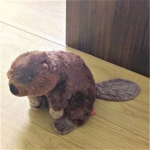 Aolaite 봉제 인형 뉴트리아 인형 봉제 인형 어린이 선물의 제조업체 현물 판매, 갈색, 30cm