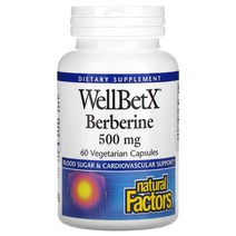 네추럴팩터스 WellBetX 베르베린 500 mg 60 베지켑슐