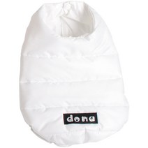 DONA 도나 마이펫 패딩 바람막이 강아지의류, 흰색