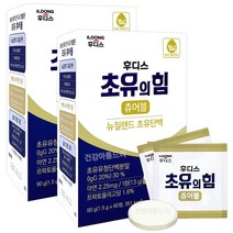 일동후디스 초유의 힘 츄어블 60정X2개/뉴질랜드 초유단백 IgG 락토페린 아연 비타민3종, 2개, 60정