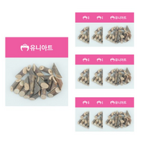 유니아트 천연나무조각, 32번, 10개