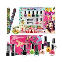 Beauty4Britain 14 pcs Cosmetics Set Beauty Box Fun Times Make Up Gift Nail Polish Lipstick