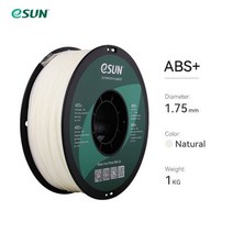 ESUN ABS 필라멘트 플러스 3D 프린터 정확도 005mm 1kg 22 LBS 스풀 프린터용 문구 소재 175mm, Natural