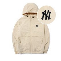 MLB 남녀공용 베이직 후디드 바람막이 뉴욕양키스 3AWJ01014-50BGS