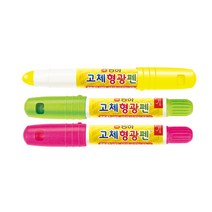 동아 고체형광펜(원형) 단색 12개입/타, 오렌지