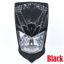 ATV 부품 사륜 4륜 4 륜 오토바이 150-250CC 공룡에 대 한 헤드 라이트와 라이트 커버, [05] 검정