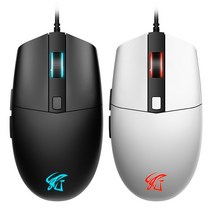 ABKO A660 3325 프로페셔널 게이밍 마우스 (화이트)