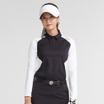 [볼빅] 여성 컬러 긴팔 카라 티셔츠 VLTSK903_BK