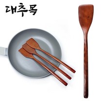 대추나무 미니 사각 뒤집개 (원목 뒤지개 뒤집기 볶음 나무주걱, 4.5x26.5cm1개입