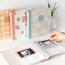 초음파 앨범 스티커 꾸미기 산모수첩 임신 초음파 사진 보관 태아 태교 일기 일기장, 도트 1