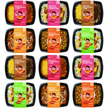 틀림없는도시락 시즌2 혼합 6종 12팩 간편 건강식단 냉동도시락 한끼식사 양많은 편의점도시락 헬스식단 싱글푸드 프리미엄 덮밥&볶음밥 식단