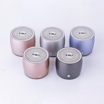 블루투스 스피커 EWA-A103 블루투스 스피커 베이스 금속 소재 휴대용 무선 스테레오 작은 pc용 전화 가능, 04 Deep Grey
