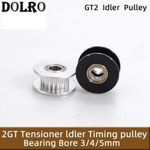 타이밍 벨트 풀리 1pc gt2 아이들러 타이밍 풀리 1620 치아 휠 보어 345mm 알루미늄 기어 치아 너비 610mm 3d 프린터 부품 reprap 부품 호환용, t 없는 16t w6 b3, 검은색
