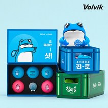 볼빅 진로/참이슬 골프공 5구 볼마커 세트3피스 2종택1, 참이슬(그린), 1.참이슬(그린), 1개