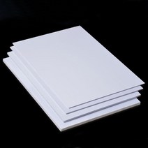 폼보드 제작 폼포드 보드롱 압축 스티로폼 우드락 5pcs 300x200mm pvc 플라스틱 모델 시트 화이트 컬러 foamboardrd 모델 플레이트 2mm 3mm 5mm 정의, 7mm