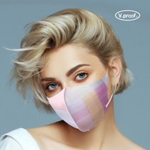브이프루프 한글 한복패턴 구리 마스크