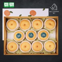 [웰굿][GAP저탄소] 나주배 선물세트 1호(7.5kg 12-13과 대과), 단품