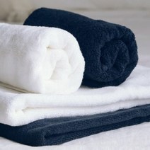 소소모소 코마사 세안 타월(190g) 2종(화이트 네이비), 화이트