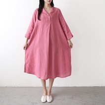 무지 린넨 원피스 1100451