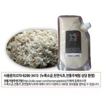 천연발효 누룩소금장(파우치) 무설탕/무주정 발효플러스 국내산쌀누룩사용 시오코지, 1팩, 500g