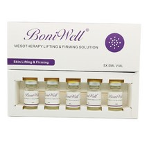 BoniWell 페이셜 케어 메소 세럼 스킨 리프팅 퍼밍 메조테라피 마이크로 니들링 솔루션 피부 활력 강화 5 바이알, 04. 5 Vials with Box