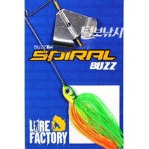 루어팩토리-스파이럴 버즈 3/8Oz/버즈베이트 배스낚시, 01 CHA／WH-709580
