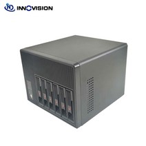 서버컴퓨터 데스크탑 노트북 2022 고품질 6bays nas 스토리지 케이스 6gb sata 백플레인 핫 스왑 섀시, nas barebone