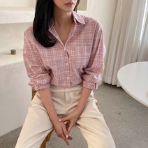 [아이슈즈] 심플 체크셔츠 1072279