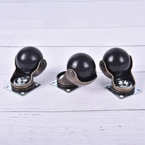 트랙터 의자 부품 범용 음소거 캐스터 50KG 휠 1 개 1.5 인치 교체 사무실 의자 회전 롤러 360 도 바퀴, 한개옵션0