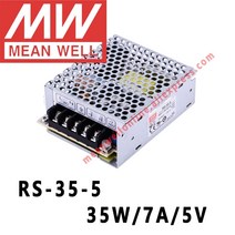 rs-35-5 mean well 35w7a5v dc 단일 출력 스위칭 전원 공급 장치 meanwell 온라인 스토어