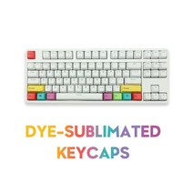 기계식 키보드 PBT 키 캡 OEM 프로파일 CMYK 10 MAC WIN 레이아웃 염료 승화 체리 GK61 Anne Pro 2 PC 게이머, 06 Blue fat