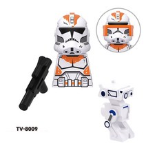 1PCS Action Figures accessories Building Blocks toys Series TV6101 TV8001 TV8002 TV8003 TV8004 TV800, [09] TV8009