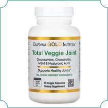 캘리포니아골드뉴트리션 글루코사민 콘드로이친 MSM 히알루론산 90배지캡슐, 1개