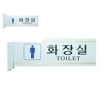 뉴리웹 돌출표지판 남자화장실 돌출 사인 디자인스티커 광고스티커