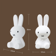 미피조명 LED 무드등 토끼램프 수면등 수유등 2타입, 5V1A, 라지 20cm