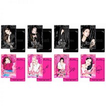 블랙핑크 제니 지수 로제 포카 굿즈 포토 카드 앨범, 8장