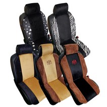 [모비딕컴퍼니] 차량용통풍시트 자동차시트카바 자동차시트방석 방수매트 쿠션방석 phiao, 잇★ 겨울 극세사 자동차시트커버 극세사자동차커버, 잇★ 엠블럼브라운