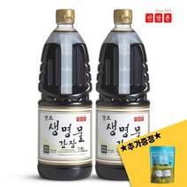 신앙촌 양조 생명물간장 1.8L 2병 미니캠핑팩, 없음