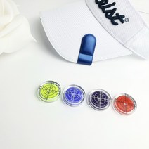 [뽀찌버디나비] 골프필드용품 경사수평볼마커 4색 그린기울기 눈금수평 레벨체크 볼마커, 파랑