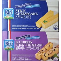 Kiri 끼리 스틱 치즈케익 (크림치즈 블루베리 / 2종 택1) 200g (50g X 4개입) / 프랑스, 50g, 1개