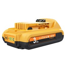 디월트배터리 Dewalt DCB200 용 교체 20V DCB101 DCB115 듀얼 3500MAH, 1.1PCS