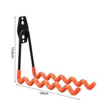 자전거보관용거치대 헤비 듀티 금속 후크 차고 정리 벽걸이 자전거 걸이 미끄럼 방지 사다리 정원 도구, [17] A17