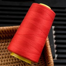 태닝머신 태닝기계 선텐기계 재봉실 길이 3000 야드 40S/2 스레드 폴리에스터 실 멀티 컬러 스풀 재봉, 17 red