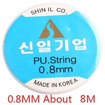 마카롱실 뜨개실 자이언트얀 망고실 뜨개질 털 앙고라 팔찌 목걸이 보석 만들기용 투명 강한 신축성 스레, 한개옵션1, 04 0.8MM