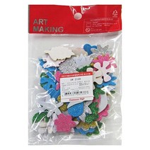 이브이에이스티커2168 반짝이꽃모양