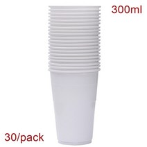 웨딩 방명록 프로모션-파티 용품 8oz/220ml 레드 유명 서비스 충격 플라스틱 컵 50 개/팩, [03] As picture
